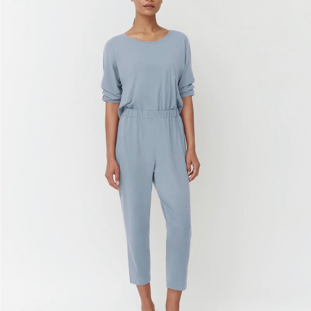 Cuyana Open- Back Jumpsuit Size Small